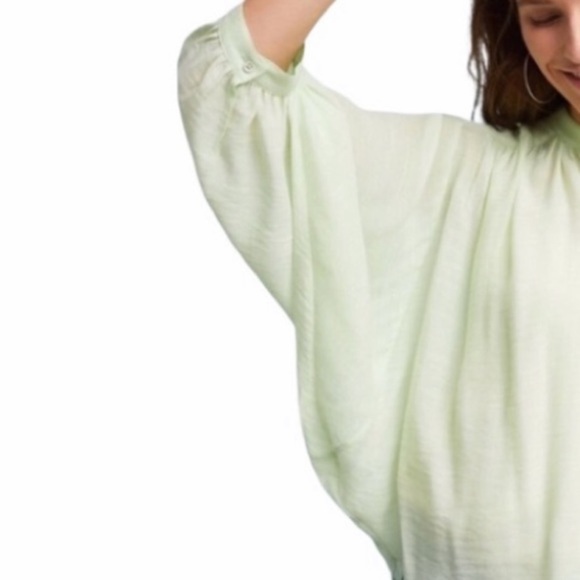 Anthropologie Maeve dolman balloon sleeve top. - Picture 4 of 6